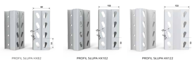 Profile slupow HX v2